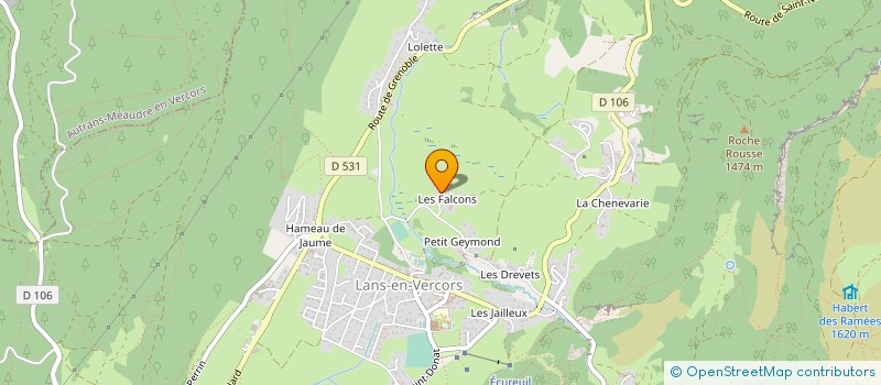localisation de l'entreprise GAEC LA DAILLE à LANS-EN-VERCORS