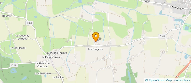 localisation de l'entreprise GAEC LA DEBOISERIE à GUIGNEN
