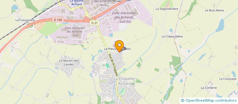 localisation de l'entreprise GAEC LA DIVERSITE à LES ACHARDS