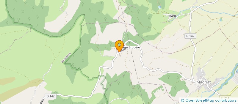 localisation de l'entreprise GAEC LA FERMA COTSOU  MADRIAT