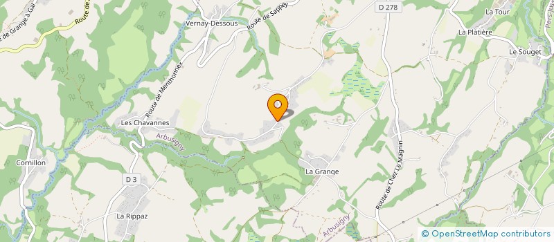 localisation de l'entreprise GAEC LA FERME DE BIODUP  ARBUSIGNY