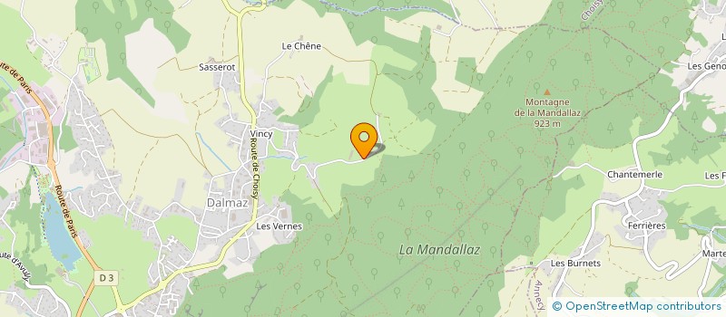 localisation de l'entreprise GAEC LA FERME DE BOVAGNE à LA BALME-DE-SILLINGY