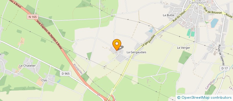 localisation de l'entreprise GAEC LA FERME DE CAMONTEAU à CAMPBON