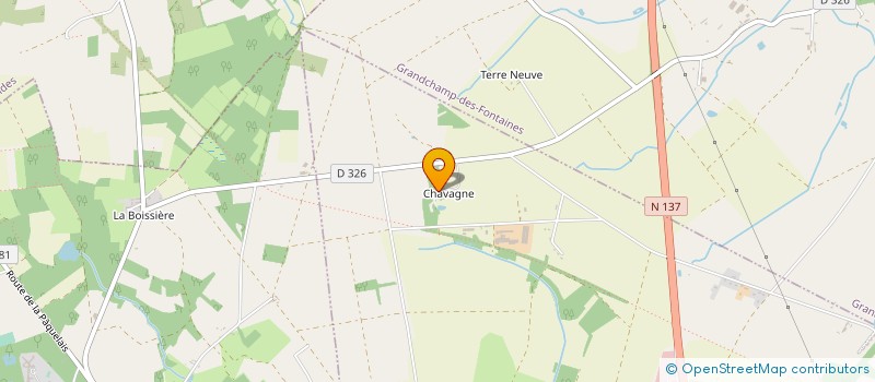 localisation de l'entreprise GAEC LA FERME DE CHAVAGNES à TREILLIERES
