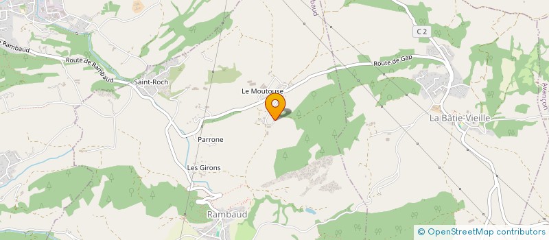 localisation de l'entreprise GAEC LA FERME DE CHRISTEL  RAMBAUD