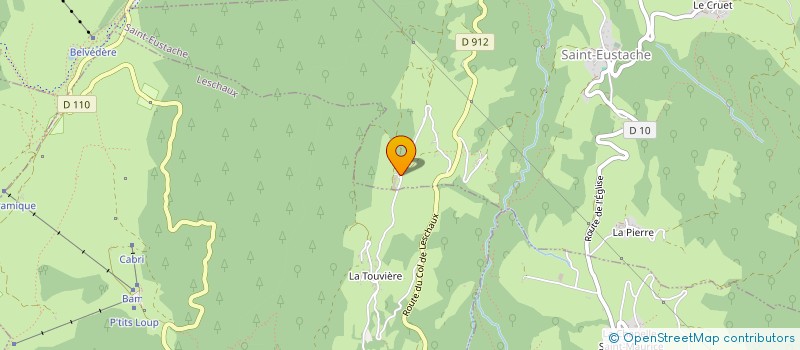 localisation de l'entreprise GAEC LA FERME DE LA BAUCHE à SAINT-EUSTACHE