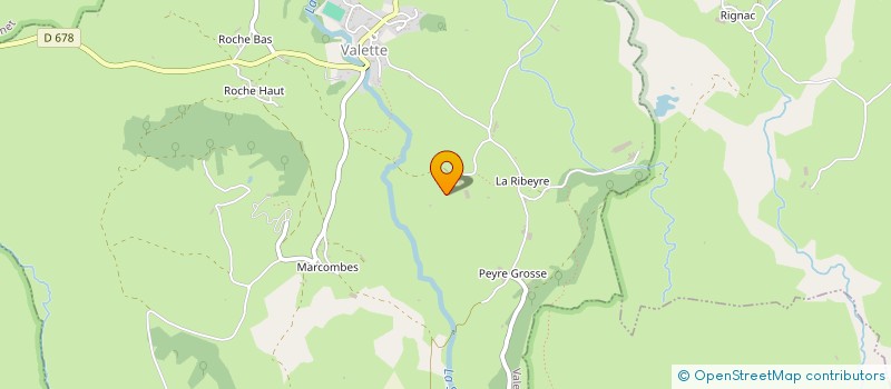 localisation de l'entreprise GAEC LA FERME DE LA MILLADE à MENET