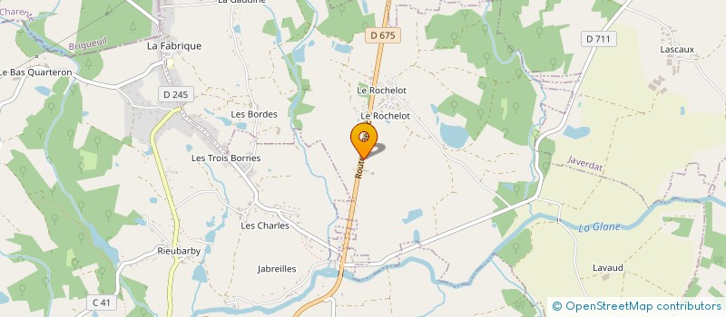 localisation de l'entreprise GAEC LA FERME DE LA PENSEE SAUVAGE  SAINT-BRICE-SUR-VIENNE