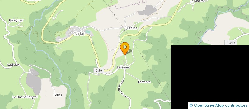 localisation de l'entreprise GAEC LA FERME DE LESSENAT à CARLAT