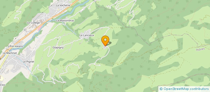 localisation de l'entreprise GAEC LA FERME DE MARGUERITE à THONES
