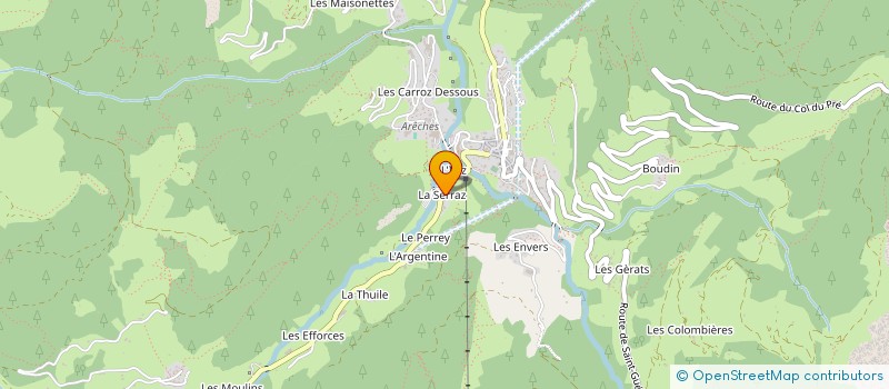 localisation de l'entreprise GAEC LA FERME DE MONSIEUR SEGUIN  BEAUFORT