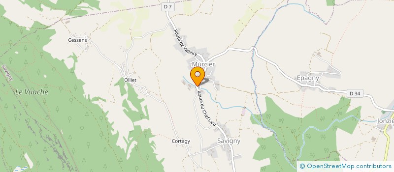 localisation de l'entreprise GAEC LA FERME DE ROJEAN à SAVIGNY