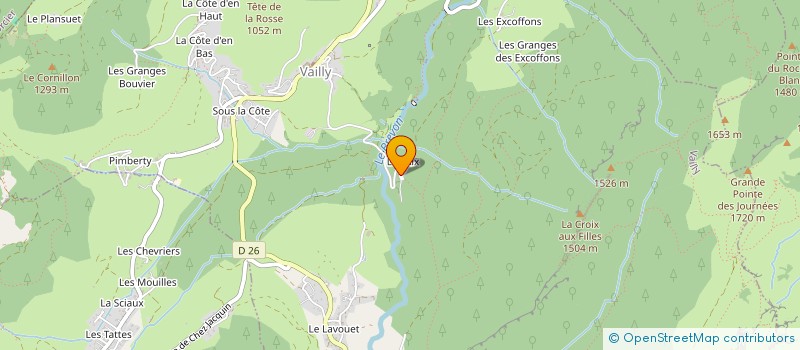 localisation de l'entreprise GAEC LA FERME DES AIX à VAILLY