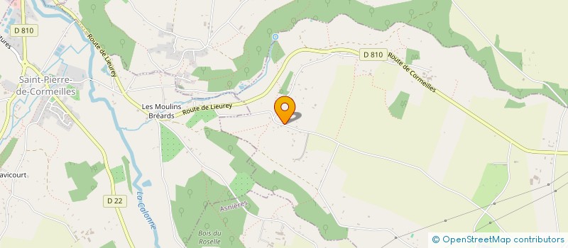 localisation de l'entreprise GAEC LA FERME DES HEIRBES LIBRES  MORAINVILLE-JOUVEAUX