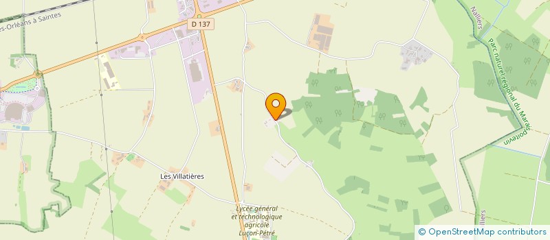 localisation de l'entreprise GAEC LA FERME DES ORES à SAINTE-GEMME-LA-PLAINE
