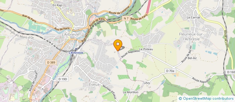 localisation de l'entreprise GAEC LA FERME DES SOURCES à EVEUX