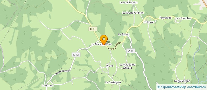localisation de l'entreprise GAEC LA FERME DES TRADITIONS à GOULLES