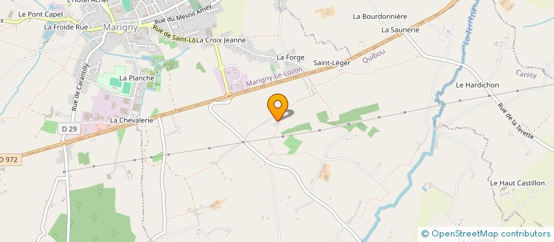 localisation de l'entreprise GAEC LA FERME DES VAUX à BOURGVALLEES