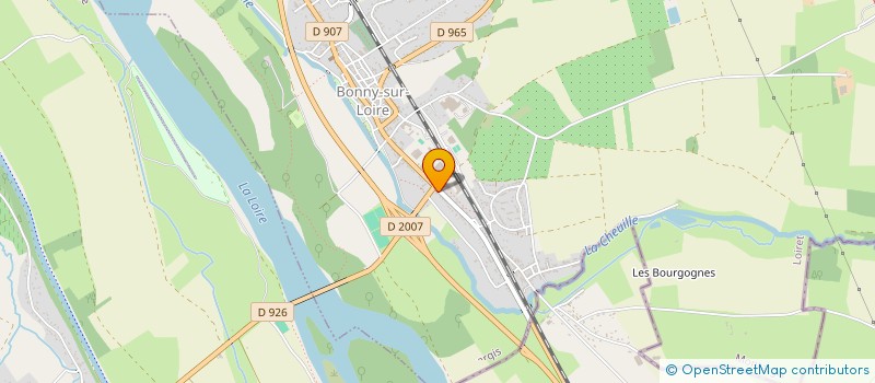 localisation de l'entreprise GAEC LA FERME DU CHATEAU à BONNY-SUR-LOIRE
