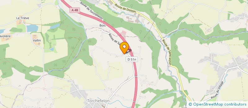 localisation de l'entreprise GAEC LA FERME DU PIC BOIS à TORCHEFELON