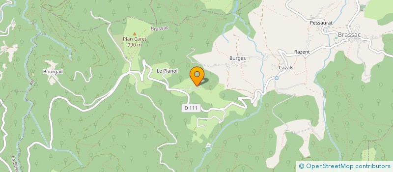 localisation de l'entreprise GAEC LA FERME DU PLAJOULY à BRASSAC