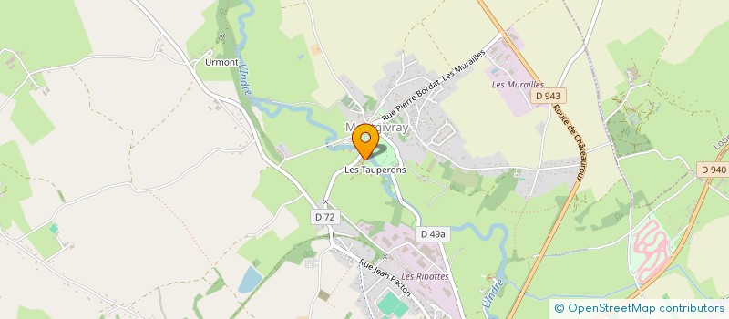 localisation de l'entreprise GAEC LA FERME DU PONT à MONTGIVRAY