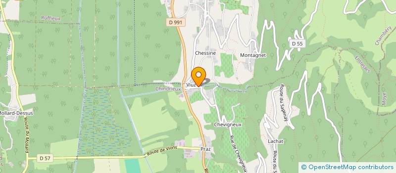 localisation de l'entreprise GAEC LA FERME DU SAGET à CHINDRIEUX