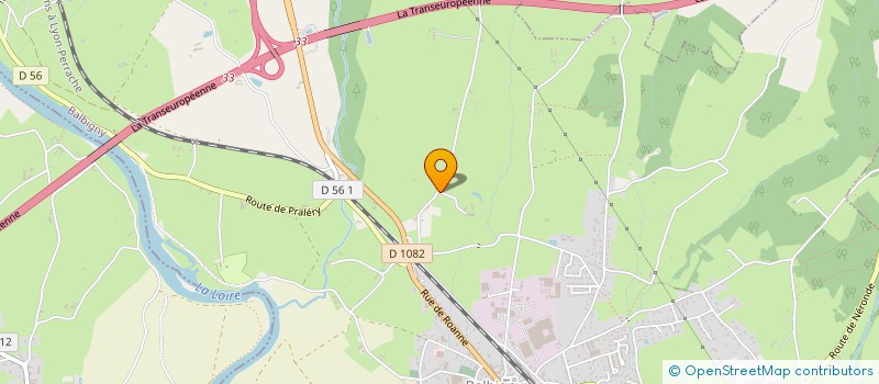 localisation de l'entreprise GAEC LA FERME DU TILLEUL à BALBIGNY
