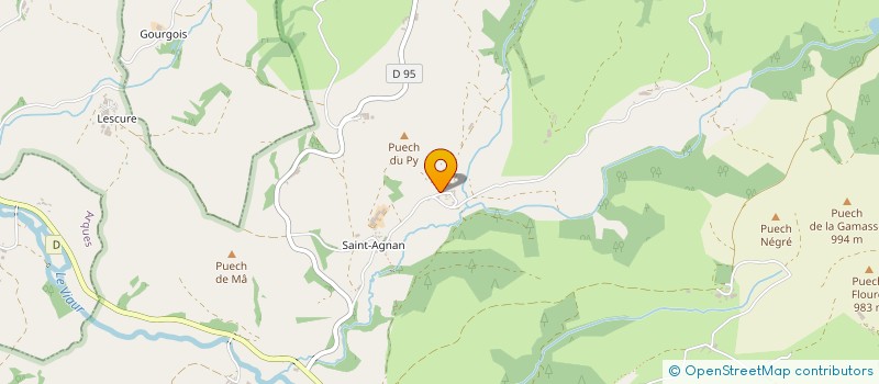 localisation de l'entreprise GAEC LA FERME DU VIALARET à SEGUR