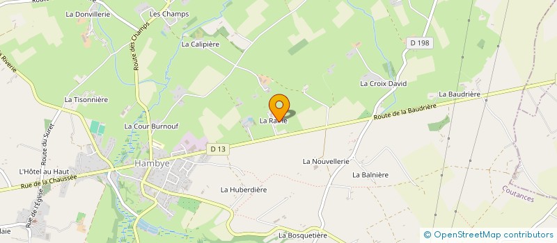 localisation de l'entreprise GAEC LA FERMETTE à HAMBYE