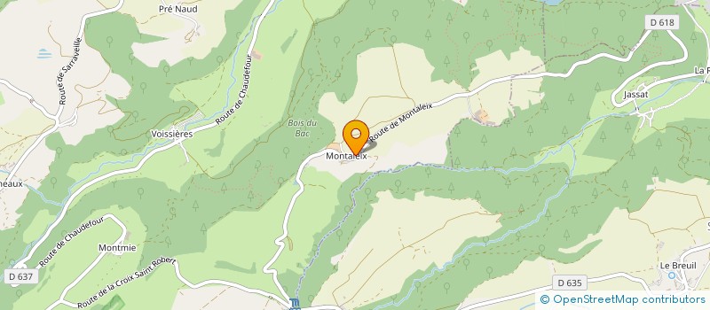 localisation de l'entreprise GAEC LA FLEUR DE LYS à CHAMBON-SUR-LAC