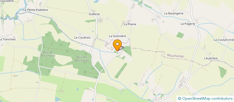 localisation de l'entreprise GAEC LA FONTAINE  SAINT-GERMAIN-DE-PRINCAY