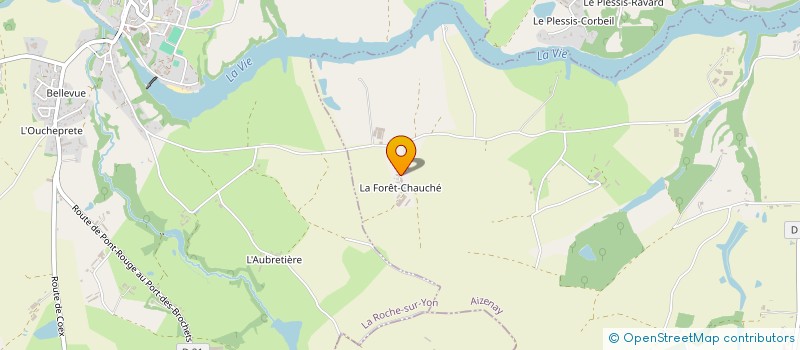 localisation de l'entreprise GAEC LA FORET CHAUCHE à AIZENAY