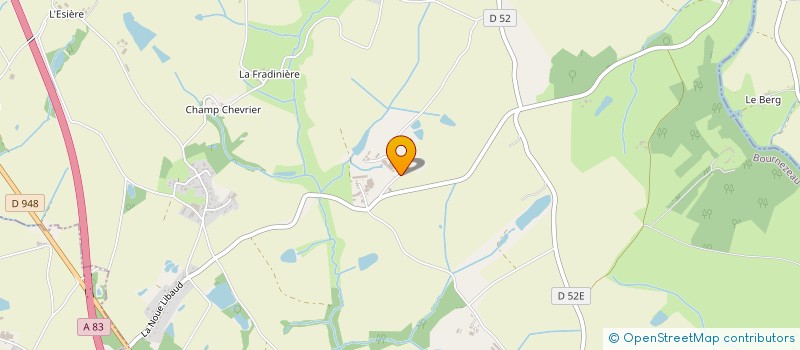 localisation de l'entreprise GAEC LA FOUQUETTERIE à BOURNEZEAU