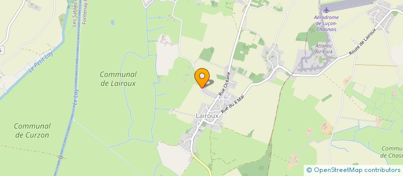 localisation de l'entreprise GAEC LA FRANGUINIERE  LAIROUX