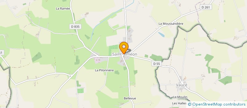 localisation de l'entreprise GAEC LA GAUFFRIE à PASSAIS VILLAGES