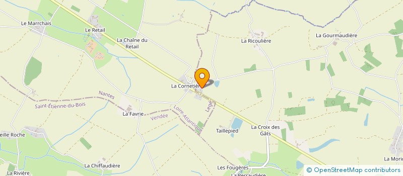 localisation de l'entreprise GAEC LA GAUTRIE à LES LUCS-SUR-BOULOGNE