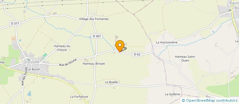 localisation de l'entreprise GAEC LA GRAND MAISON à GROSVILLE