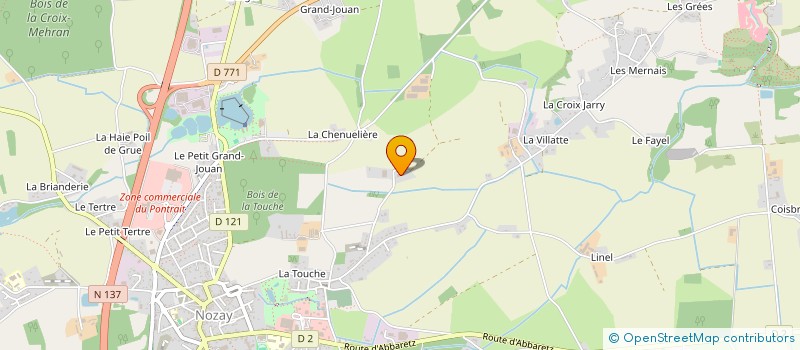 localisation de l'entreprise GAEC LA GRAND VILLE à JANS