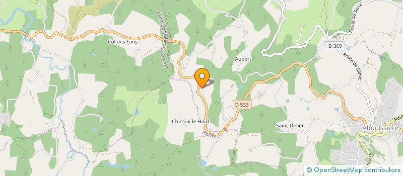 localisation de l'entreprise GAEC LA GRANGE à BOFFRES