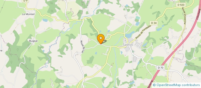 localisation de l'entreprise GAEC LA GUILLAUMIE  SADROC