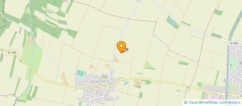 localisation de l'entreprise GAEC LA HAIE VERTE  ELSENHEIM