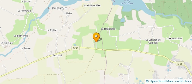 localisation de l'entreprise GAEC LA HANTRAIS à PLELAN-LE-GRAND