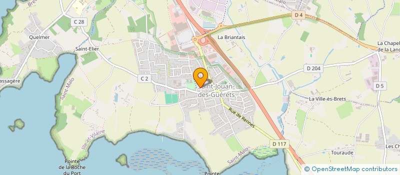 localisation de l'entreprise GAEC LA HAUTE MOTTE à LA VILLE-ES-NONAIS