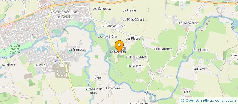 localisation de l'entreprise GAEC LA HOUSSAIS à BOURGBARRE