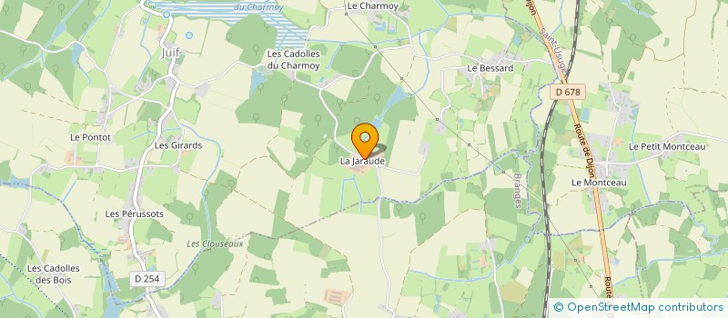 localisation de l'entreprise GAEC LA JARAUDE à JUIF