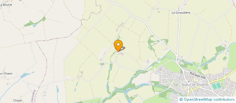 localisation de l'entreprise GAEC LA JAUNELIERE  NIEUL-LE-DOLENT