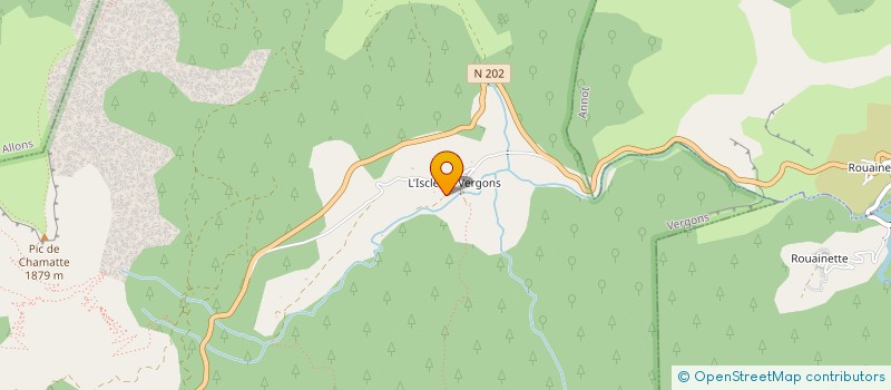 localisation de l'entreprise GAEC LA JULIENNE  VERGONS