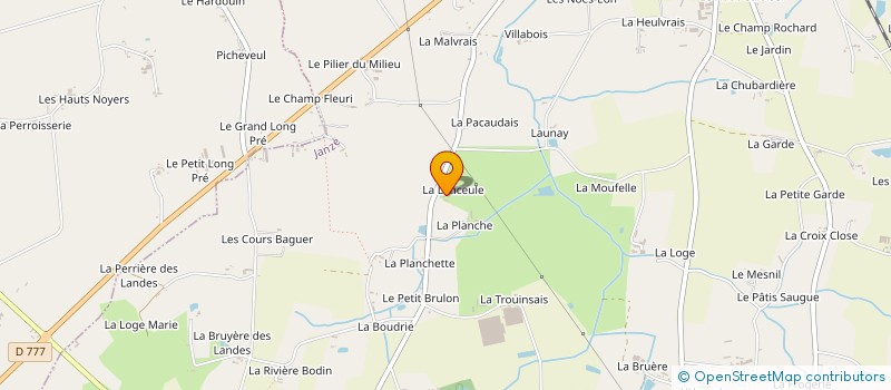 localisation de l'entreprise GAEC LA LANCEULE à JANZE