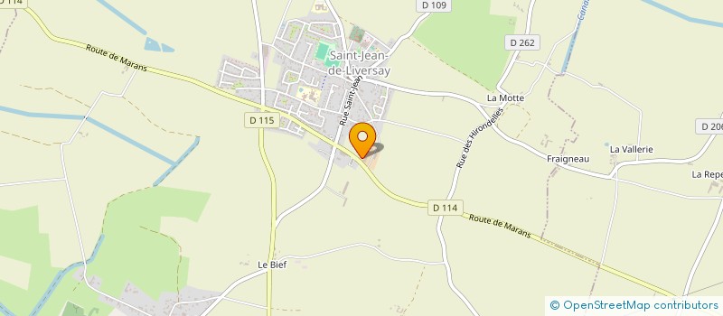 localisation de l'entreprise GAEC LA LOUISETTE  SAINT-JEAN-DE-LIVERSAY